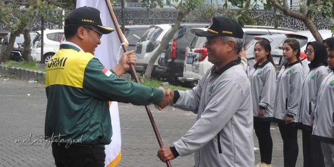 Ketua KORMI Kota Malang Lepas Kontingen ke FORNAS VII 2023